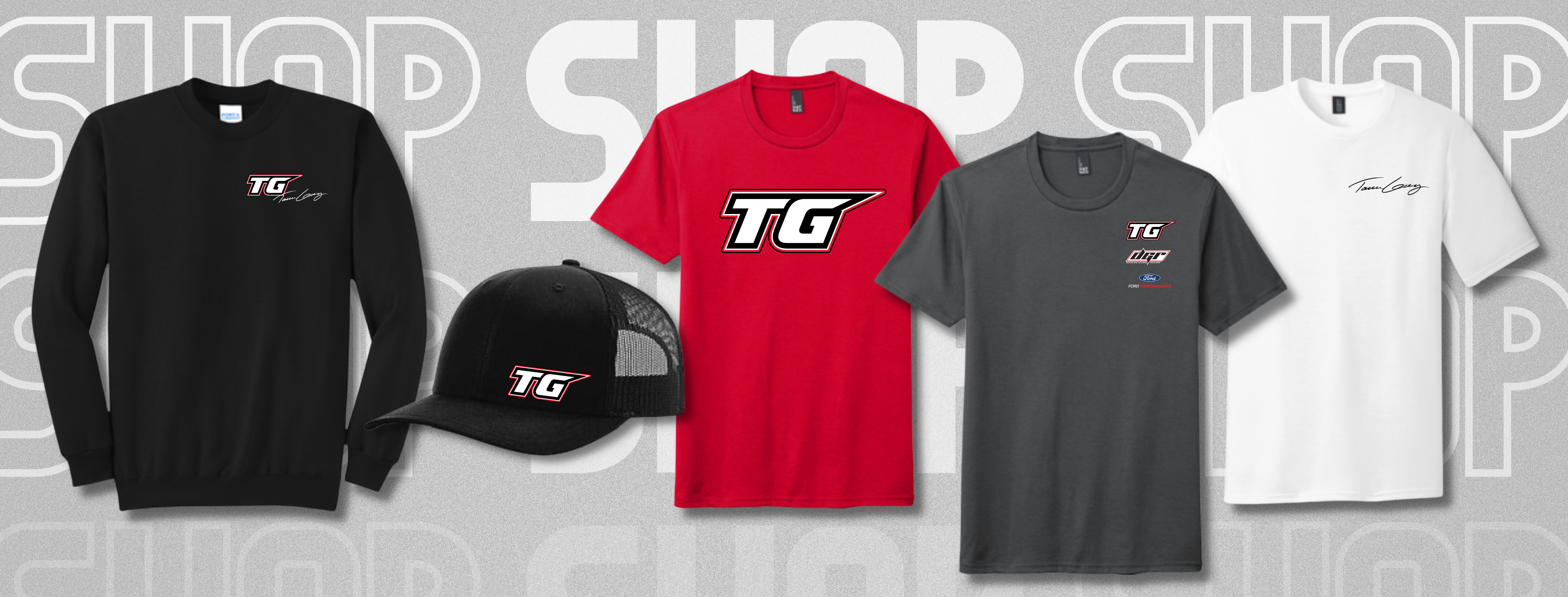 Tanner Gray Racing apparel