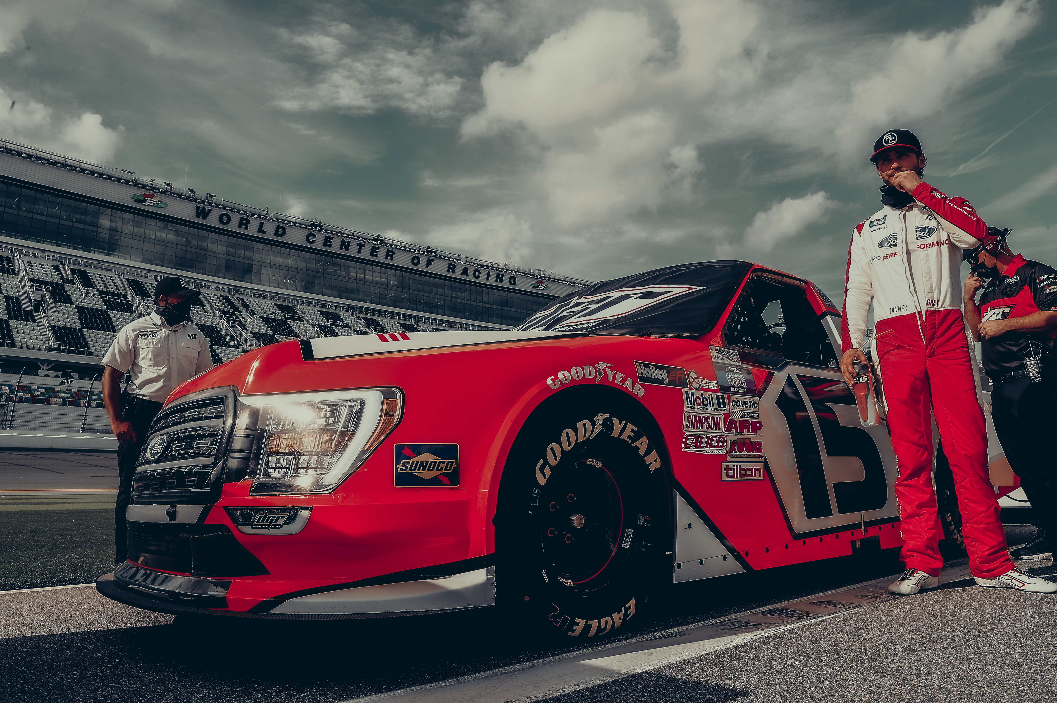 Tanner Gray's number 15 race truck